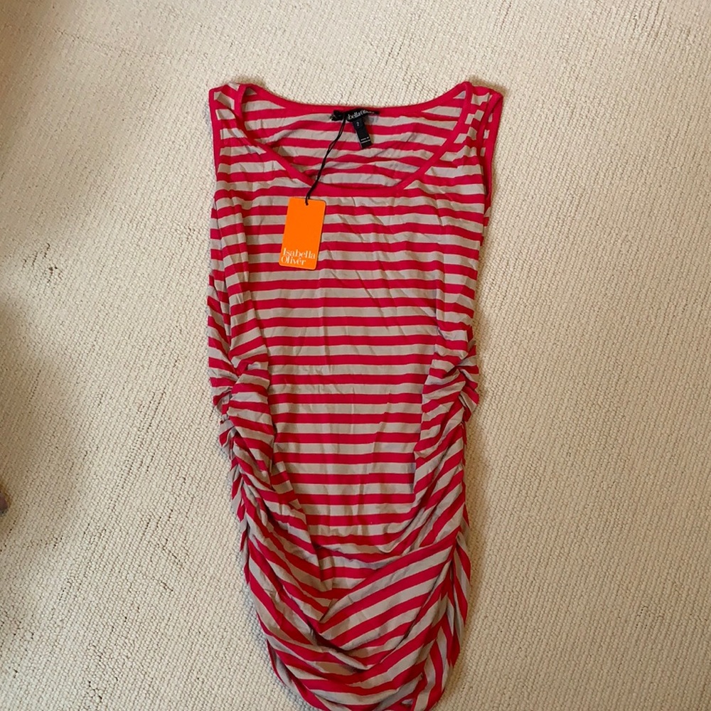 Isabella Oliver Maternity Ruched Tank